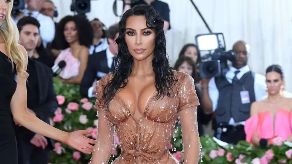 Kim Kardashian's Naked Look in Photos Is All About Rhinestones