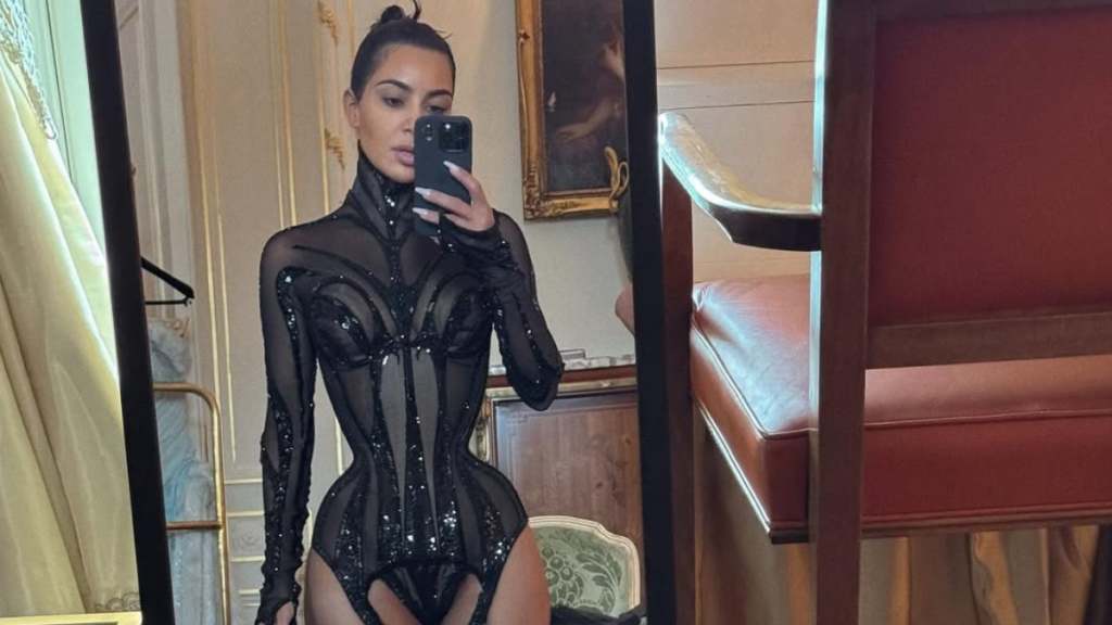 Photos: Kim Kardashian in Thong Bodysuit Is One for the Books