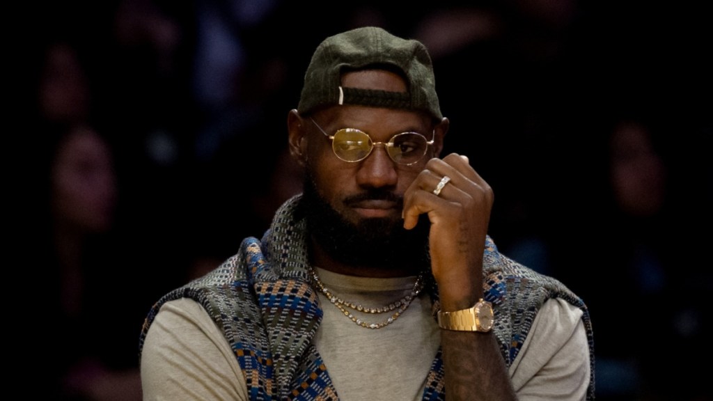 lebron james floss lakers nba