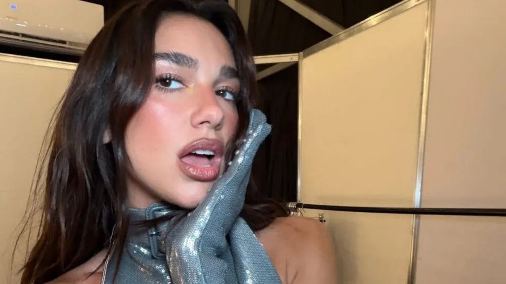 Dua Lipa's Silver Bodysuit Look Is One Surprise After Another