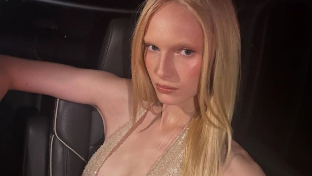 Alex Consani’s Fully Sheer Dress Photo Has a Cheeky Thong Reveal