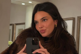 Kendall Jenner’s Extra Tiny Minidress & Sheer Tights Are So Flirty