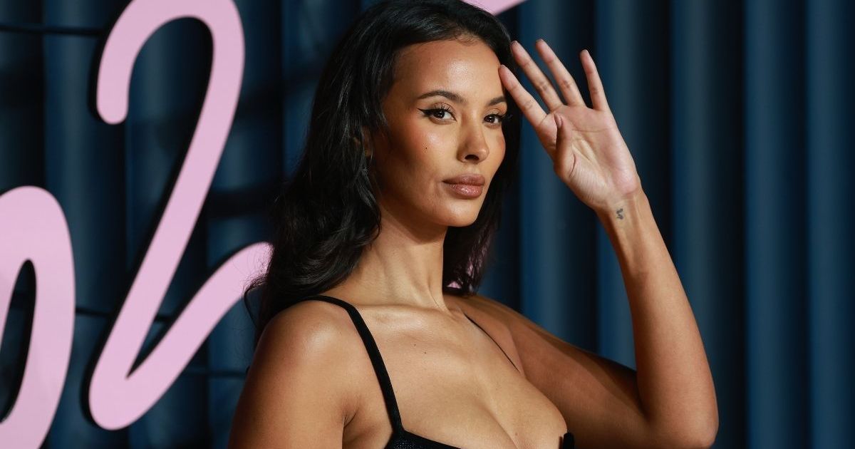 Maya Jama Looks Dreamy in Slinky Minidress in Gold - Mandatory