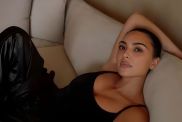 Kim Kardashian Lying Down in Tank Top Is Must See
