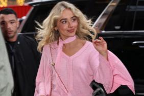 Sabrina Carpenter’s Teeny Tiny Miniskirt Is Invisible Under Sweater