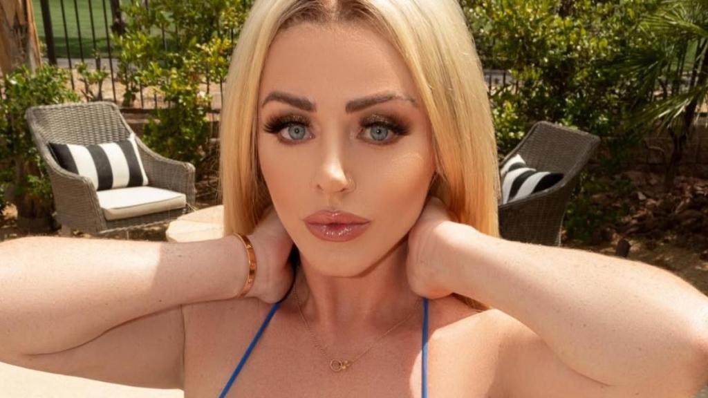 OnlyFans' Sophie Dee in a Micro Blue Two-Piece Is Breaking the Internet