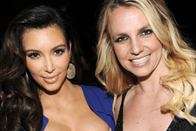 Kim Kardashian Snuggling With Britney Spears on Bed Will Make You Look Twice