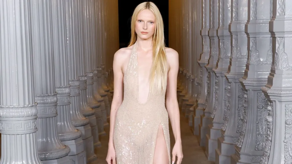 Alex Consani Stuns in Fully Sheer Top for Vogue