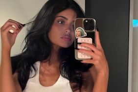 Kylie Jenner's Strapless Striped Gown Look Screams 'Iconic'