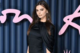 Emily Ratajkowski's Ultra Tiny Minidress Stops High on Her Thighs