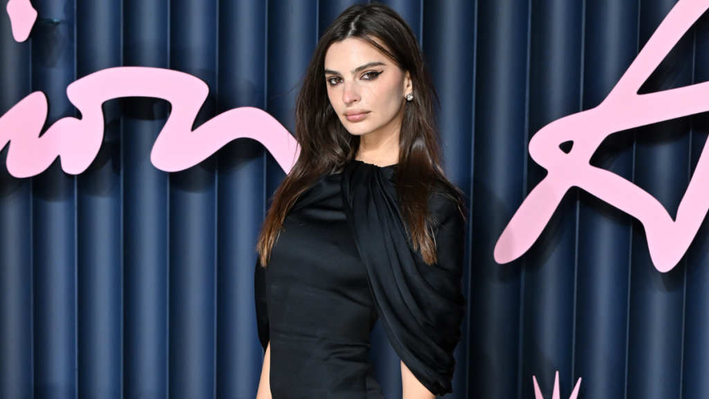 Emily Ratajkowski's Ultra Tiny Minidress Stops High on Her Thighs