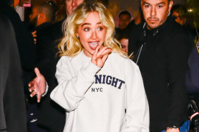 Sabrina Carpenter in Jersey & Sheer Stockings Is Playfully Bold