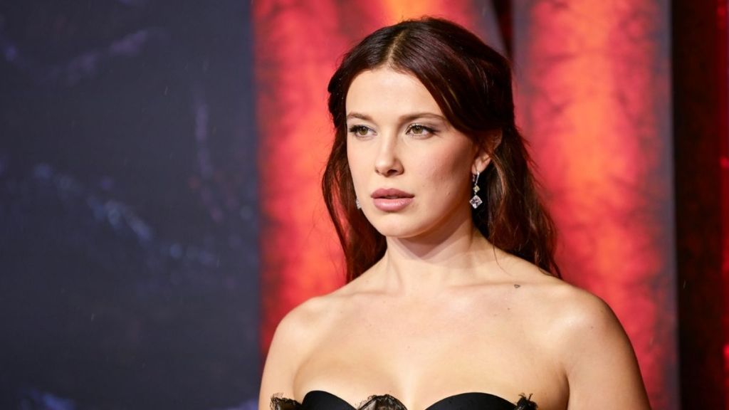 Millie Bobby Brown Applying Lip Gloss Will Distract You