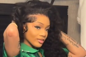 GloRilla Looks 'Hot' in Green Mini-Dress