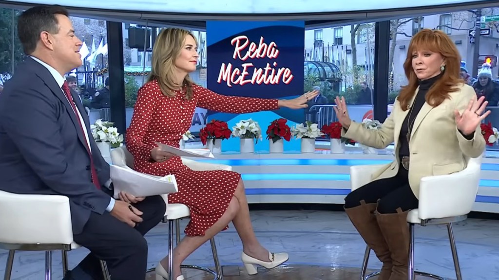 Savannah Guthrie Reba McEntire Today Show Mistake Husband Rex Finn Interview Carson Daly