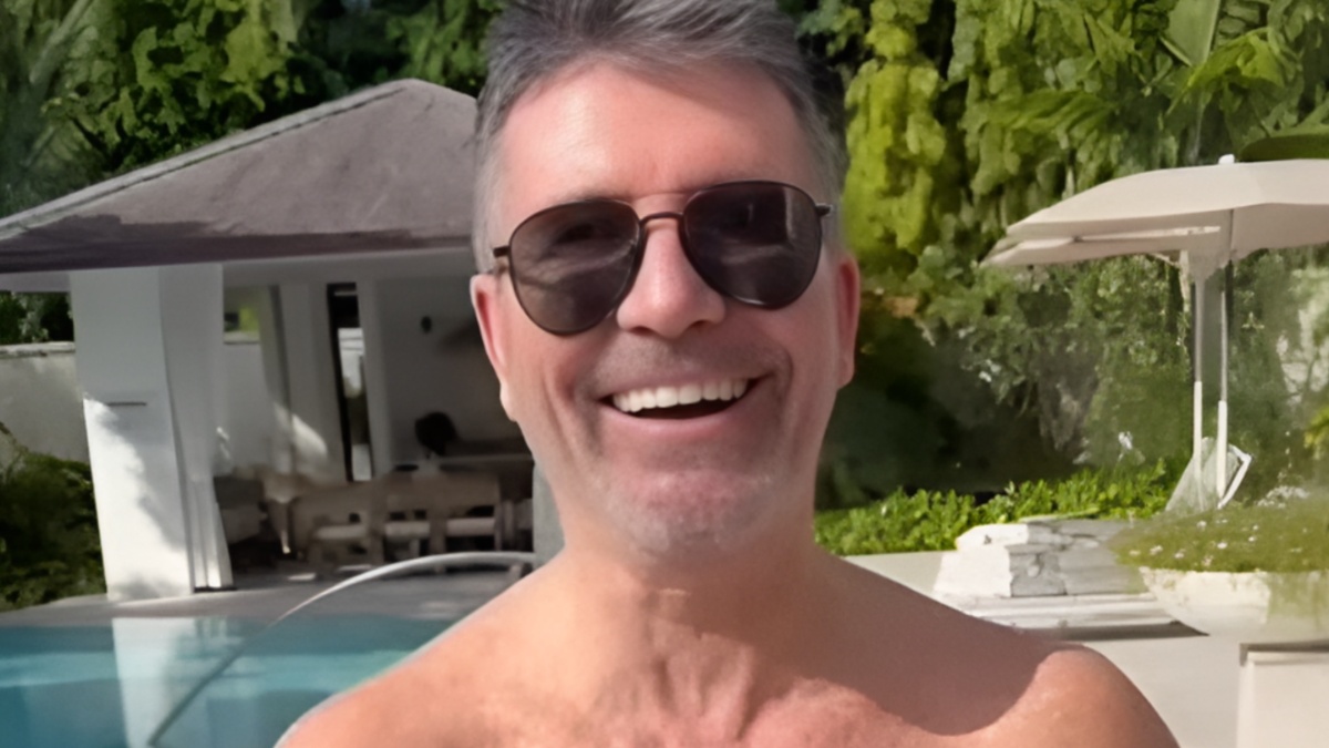 Simon Cowell Shows off Toned Body in Shirtless Look - Mandatory