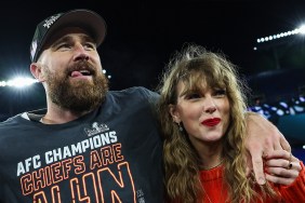 Lena Dunham Tells Travis Kelce 'Love You' in VIP Suite