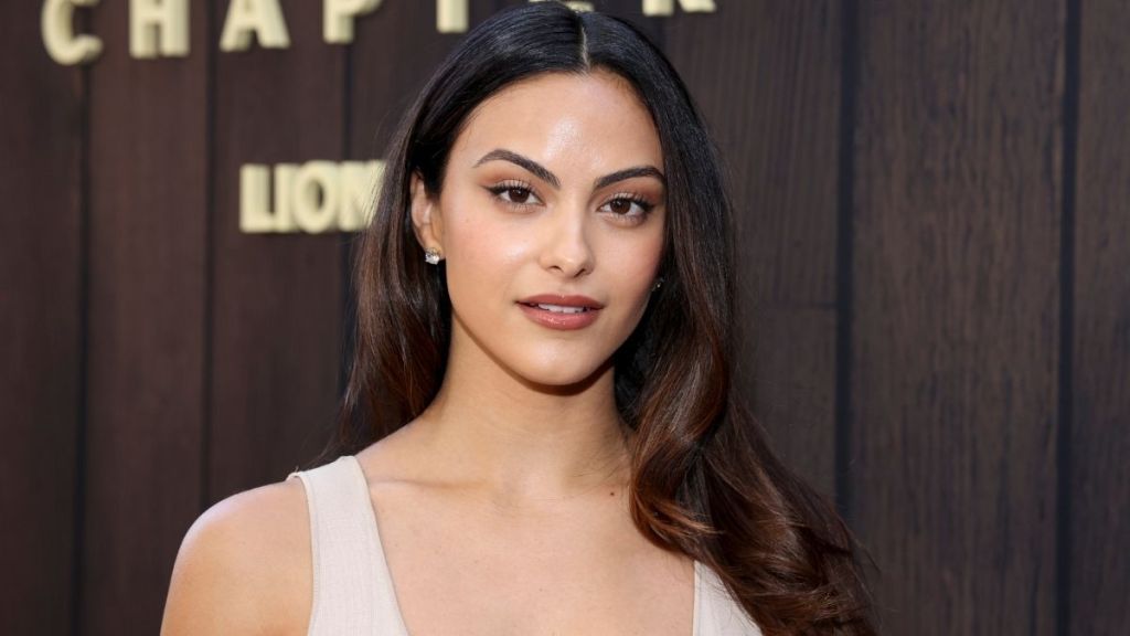 Camila Mendes Wows in Bold Red Top