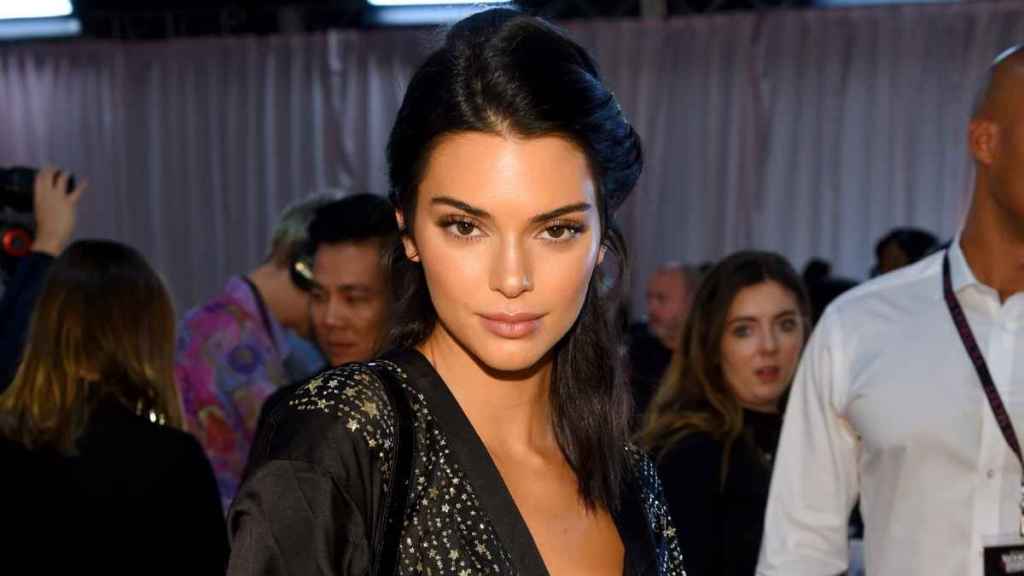 Kendall Jenner Turns Heads in Only a Robe in Tory Burch Photos