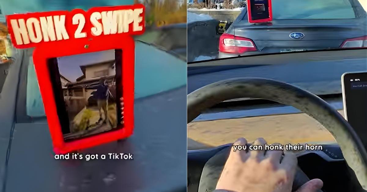 Gadget Lets Drivers Scroll TikTok With a ‘Honk' - Mandatory