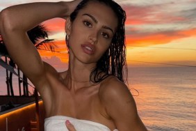 Amelia Gray Poses in Nothing But Just a Towel