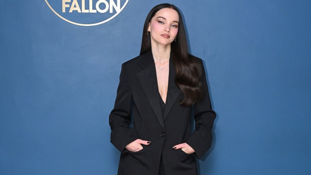 Dove Cameron's Suit Couldn't Be Any Bolder for Jimmy Fallon Show ...