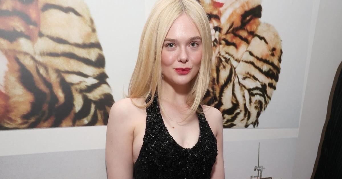 Elle Fanning Dances the Night Away in Teeny Tiny Minidress - Mandatory