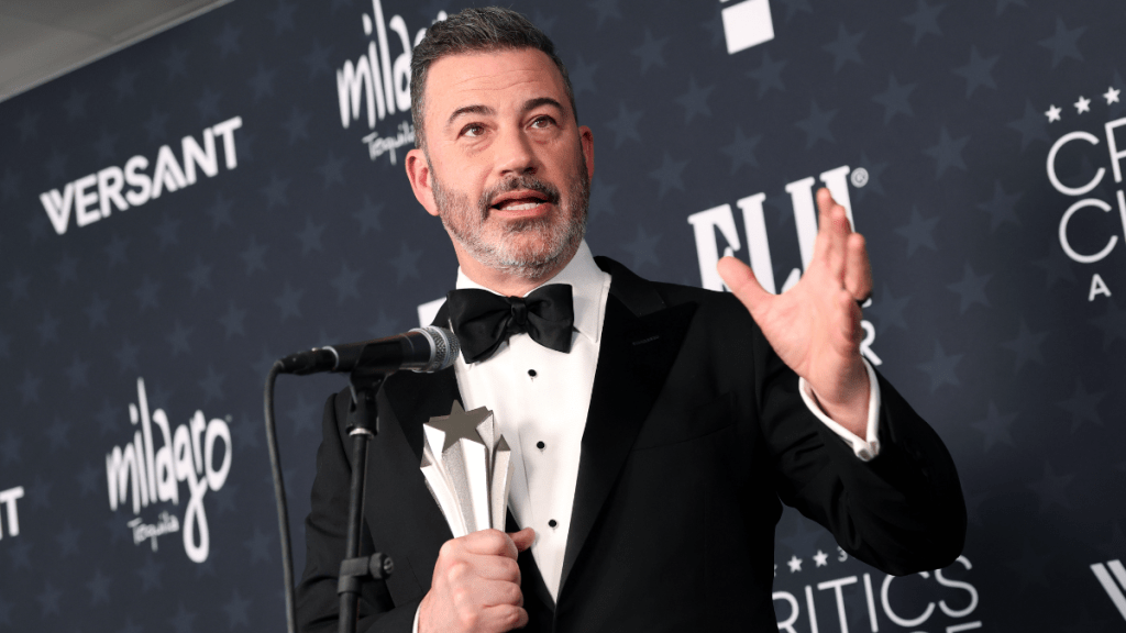 Watch Jimmy Kimmel Roast Donald Trump After Critics Choice Award Win