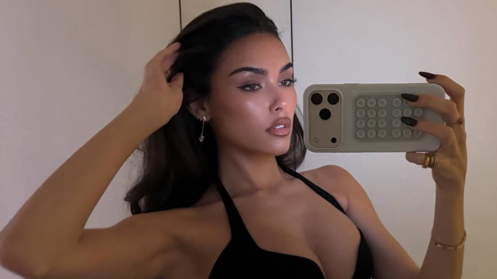 Madison Beer Playfully Performs in Micro Minidress
