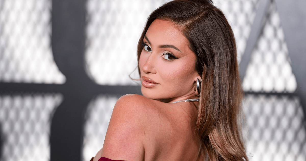 Francesca Farago Poses in Bold Cut-Out Top For 'Mommy Night Out'
