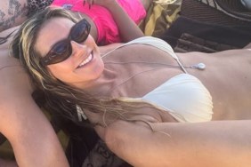Heidi Klum Lying Down in White Bikini Is 'So Hot'
