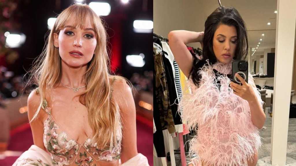 Jennifer Lawrence, Kourtney Kardashian