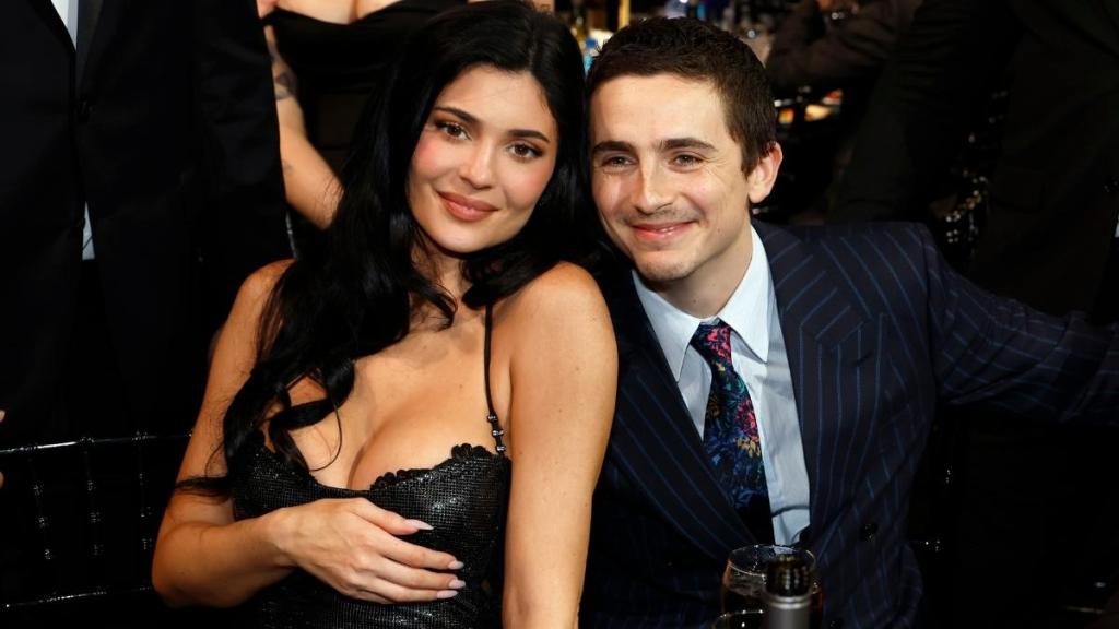 Kylie Jenner and Timothée Chalamet