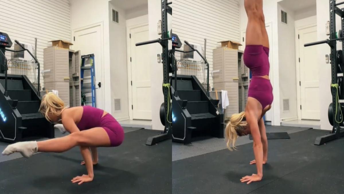 Livvy Dunne Shows She's Still Got It in Handstand Video Mandatory