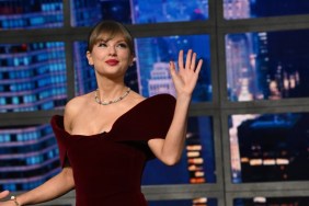 Bride-to-Be Taylor Swift Wore Bold Gown For Este Haim's Wedding