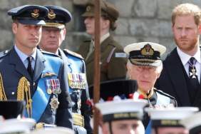 Prince William, King Charles III and Prince Harry