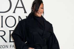 Rihanna in All-Black Shorts & Tee Is Such a Vibe