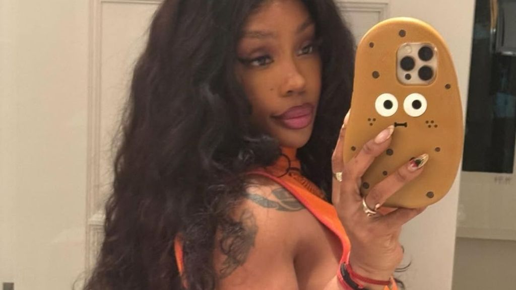 SZA Shows Off White Thong in Bold Mirror Selfie
