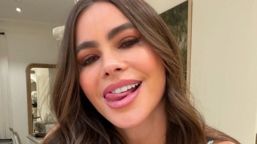 Sofia Vergara Posing in Black Corset Top Will Make You Look Twice