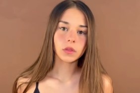 OnlyFans' Sophie Rain Poses in Black Thong