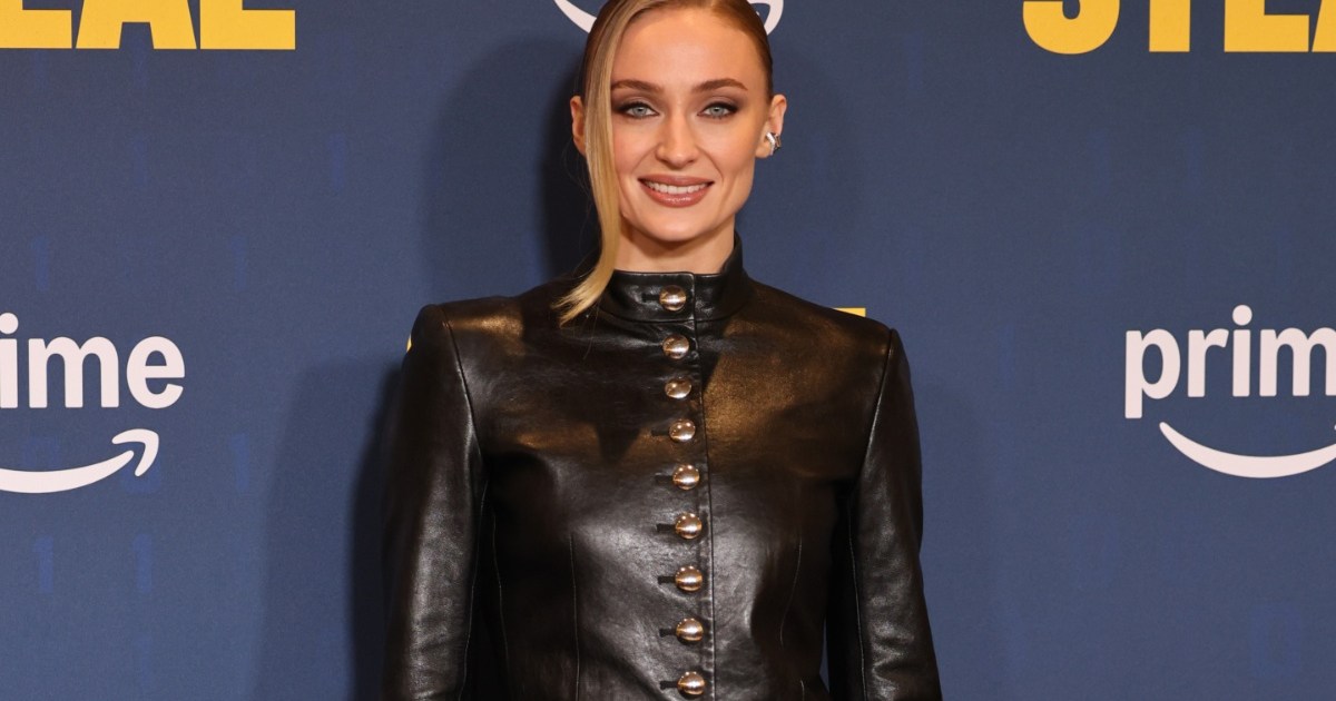 Sophie Turner's Mini-Skirt Is So Short, It Hides Under Her Jacket