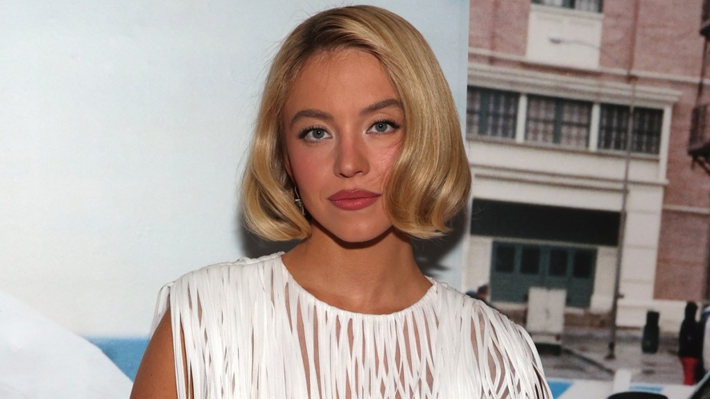 Sydney Sweeney's Sheer Dress Made of Just Ribbons Is Pure Heat