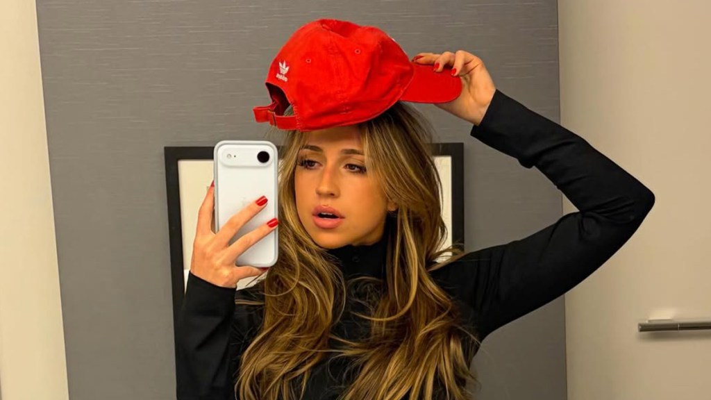 Tate McRae Rocks Adidas Shorts With Zip-up Top & Cap