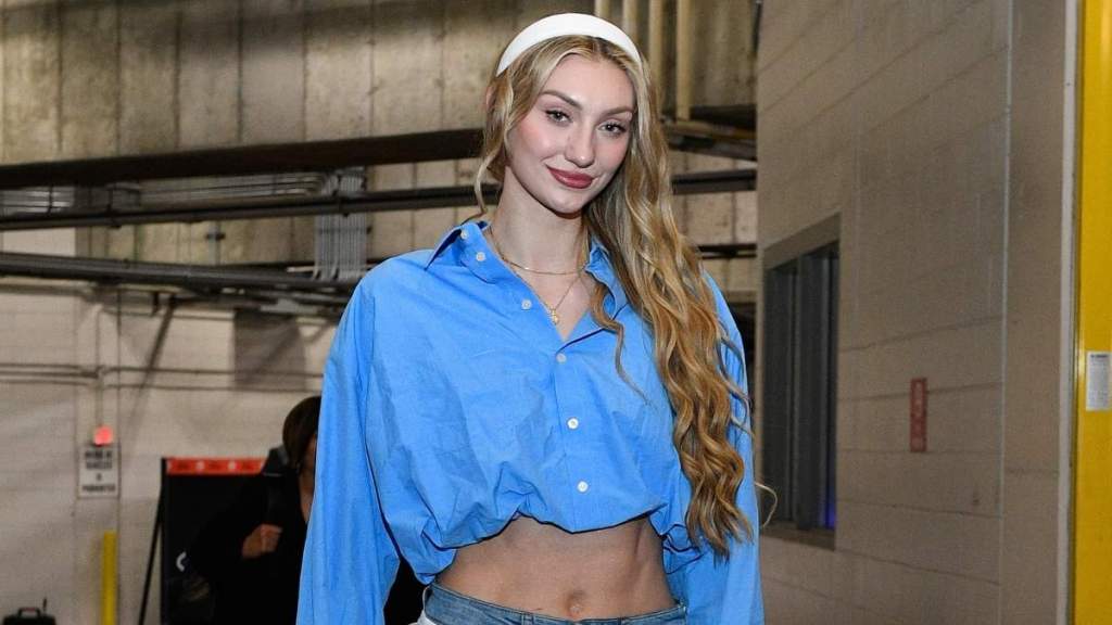 Cameron Brink’s Micro Miniskirt Is Ridiculously Tiny in Photo