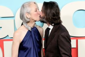 Keanu Reeves Kisses Girlfriend Alexandra Grant in Cinematic Photo