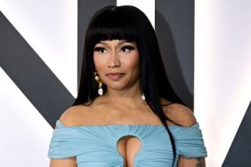 Nicki Minaj Shines in Strapless Look at Melania Premiere
