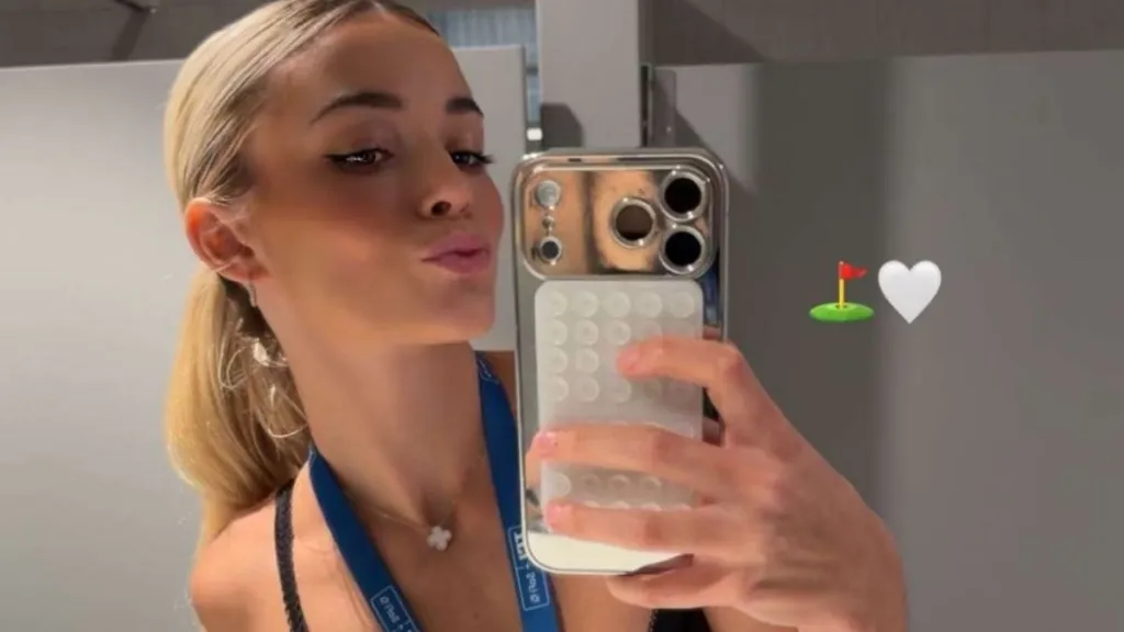 Livvy Dunne’s Lacy Tank Top Scores Big as a Golfing Fit