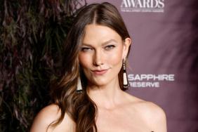 Karlie Kloss Poses in Off-Shoulder Bodysuit Is Unmissable