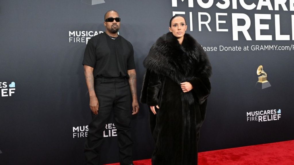 Kanye West’s Wife Stuns in Sheer Top Paired With Tights