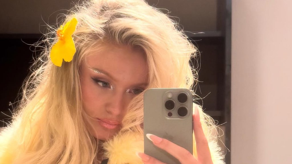 Zara Larsson’s Micro Miniskirt Photo Comes With Bedazzling Details